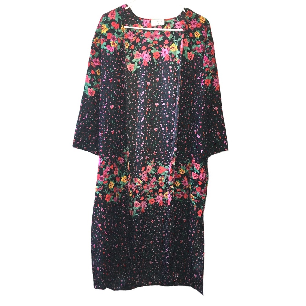 Everly Floral Open Duster Size M
